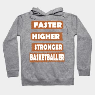 Basketball Teamsport Mannschaft Geschenk Spruch Hoodie